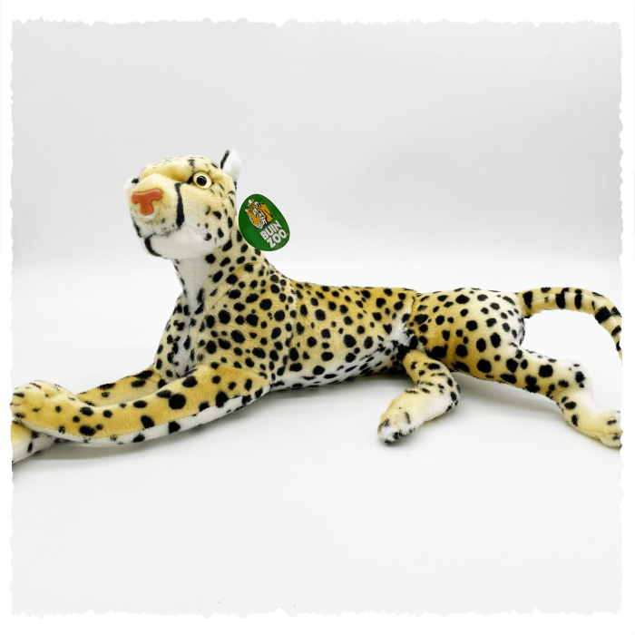 Peluche Jaguar acostado mediano 40 cm